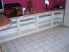 Kitchen Cabinets Before (No Doors)